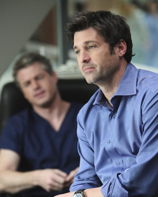 Still of Patrick Dempsey and Eric Dane in Grei anatomija (2005)