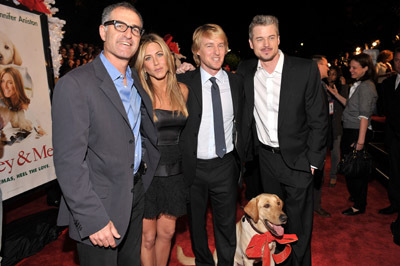 Jennifer Aniston, Owen Wilson and Eric Dane at event of Marley & Me (2008)