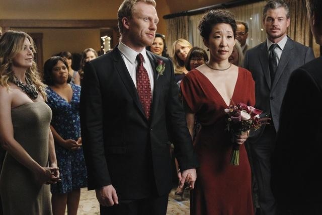 Still of Jessica Capshaw, Eric Dane, Chyler Leigh, Kevin McKidd, Sandra Oh, Ellen Pompeo and Chandra Wilson in Grei anatomija (2005)