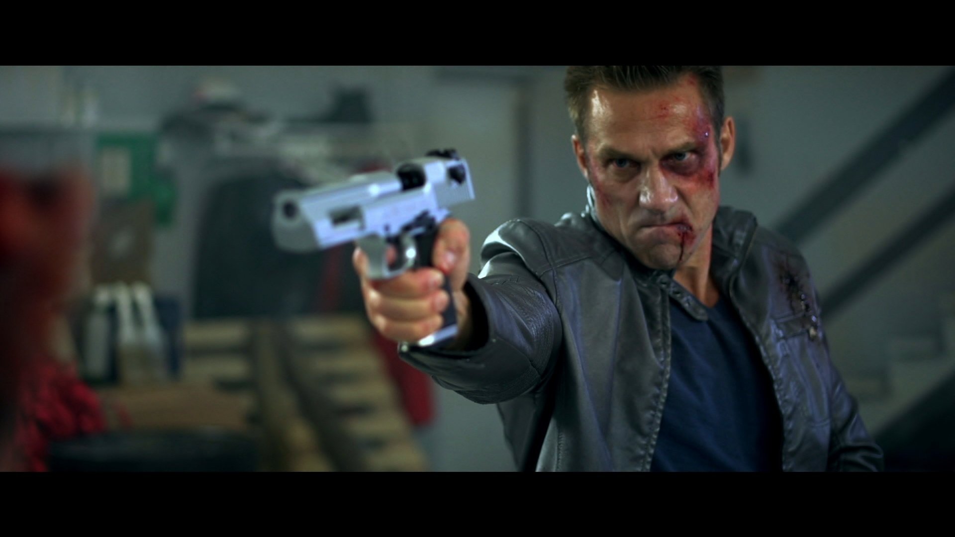 Still of Gary Daniels in Skin Traffik. a film by Ara Paiaya.