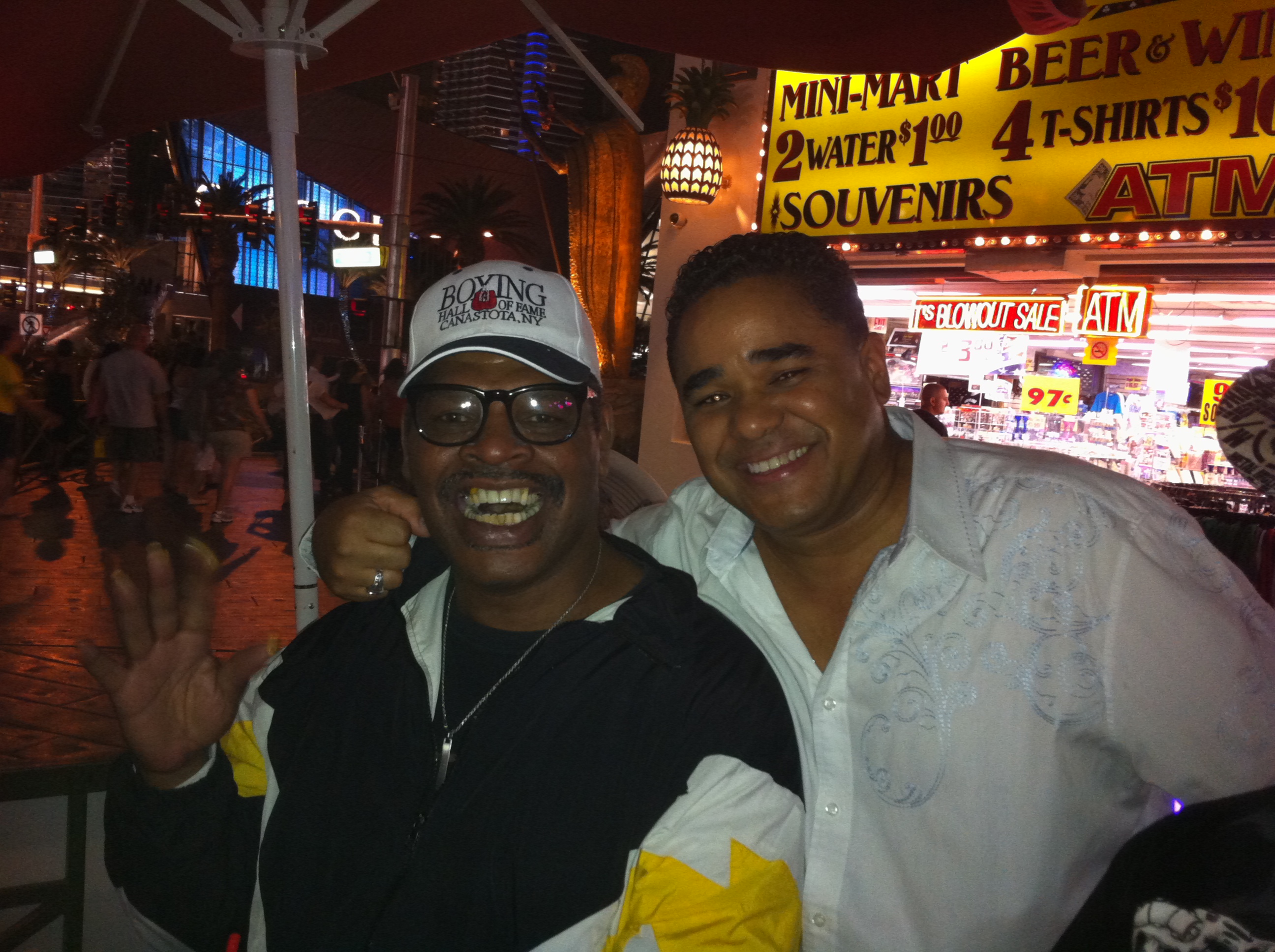 Steven E. Daniels with Leon Spinks (Former Heavy Weight Champion of the World) in Las Vegas