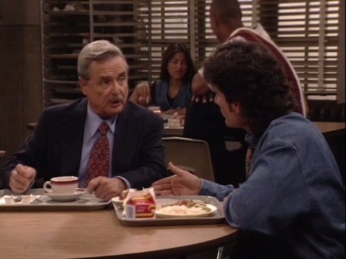 Still of William Daniels and Anthony Tyler Quinn in Boy Meets World (1993)