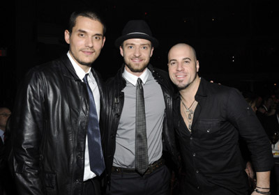 Justin Timberlake, Chris Daughtry and John Mayer