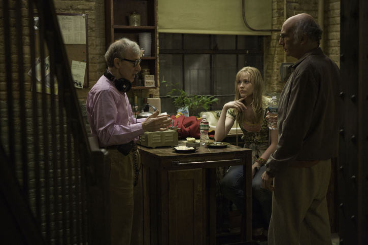 Still of Woody Allen, Larry David and Evan Rachel Wood in Kad ir kas benutiktu (2009)