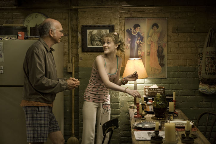 Still of Larry David and Evan Rachel Wood in Kad ir kas benutiktu (2009)