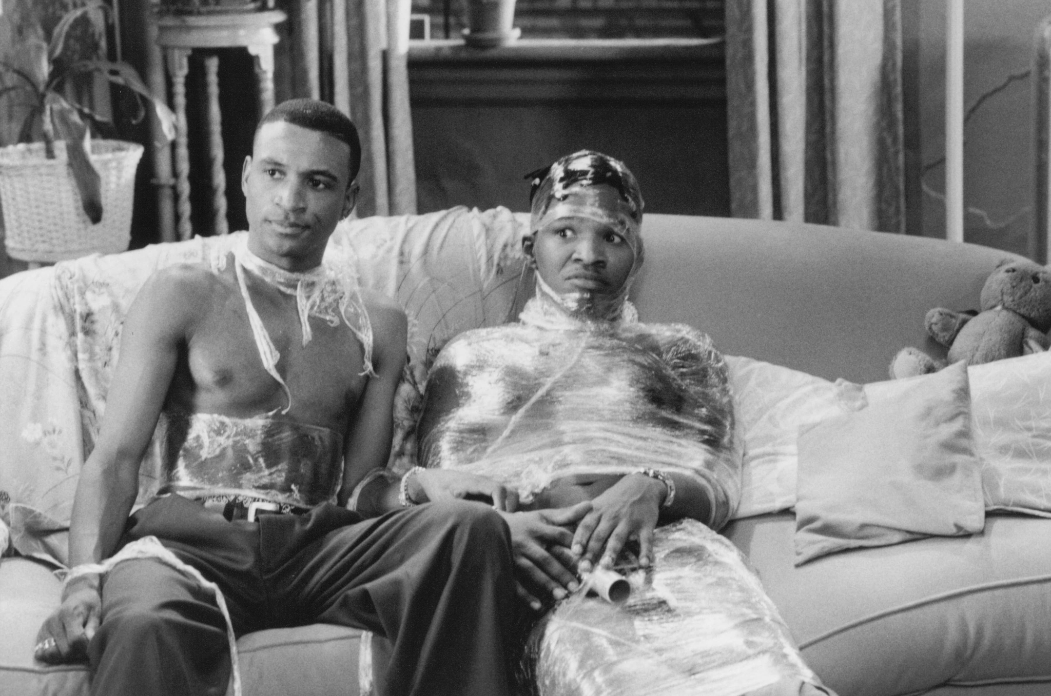 Still of Jamie Foxx and Tommy Davidson in Booty Call (1997)