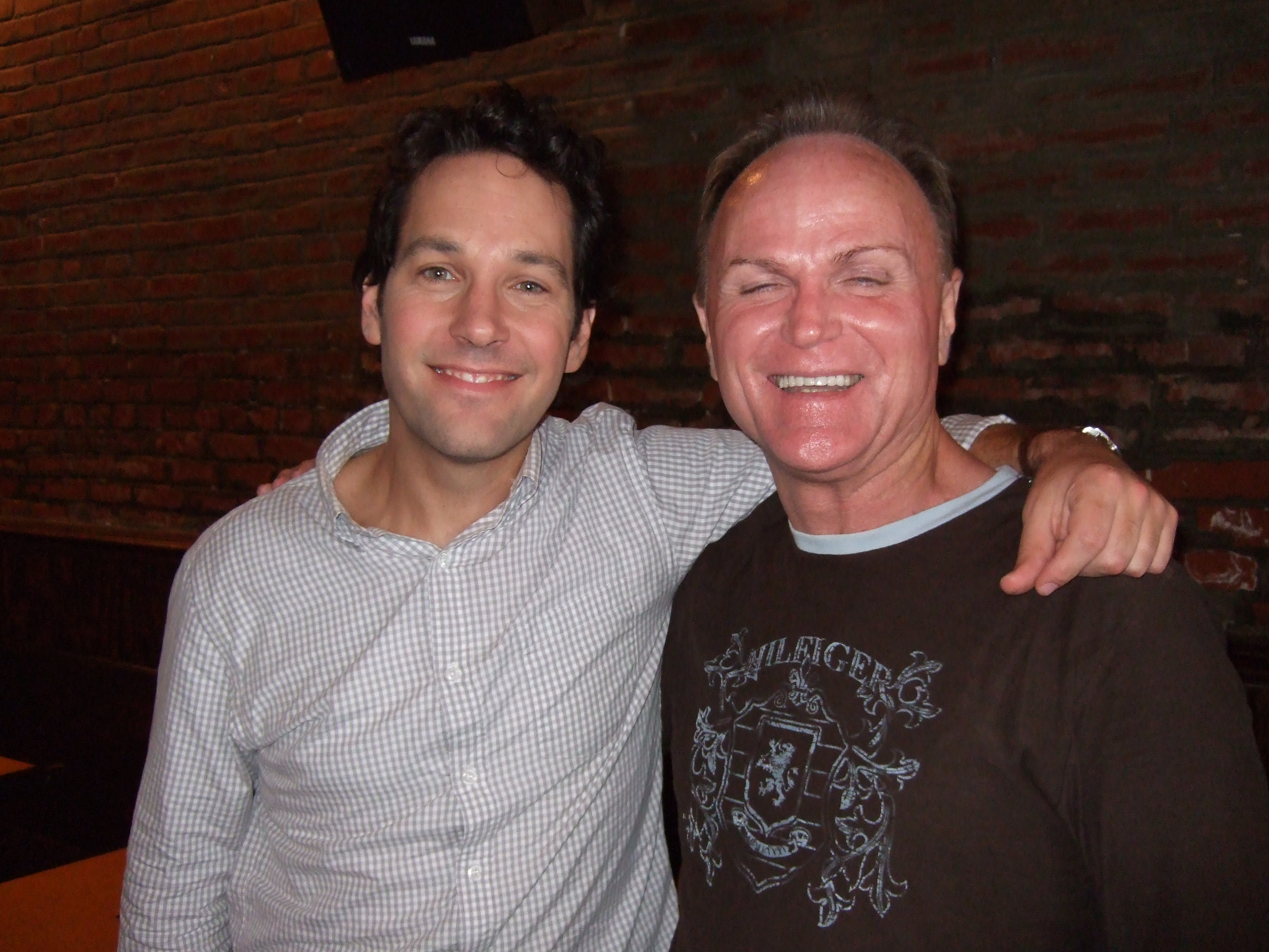 BJ Davis and Paul Rudd working on 