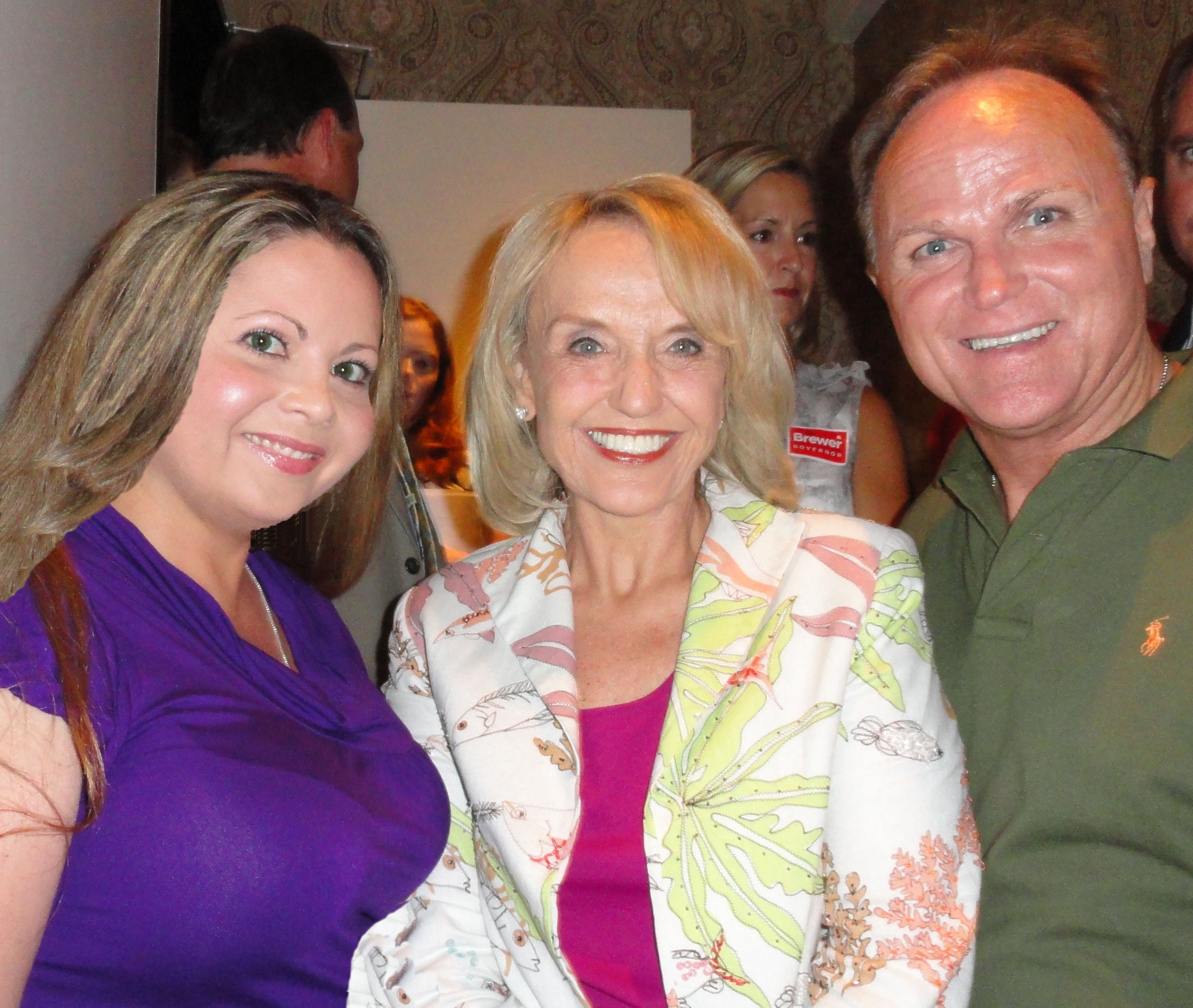 BJ Davis and Julia Davis with Arizona Governor Jan Brewer