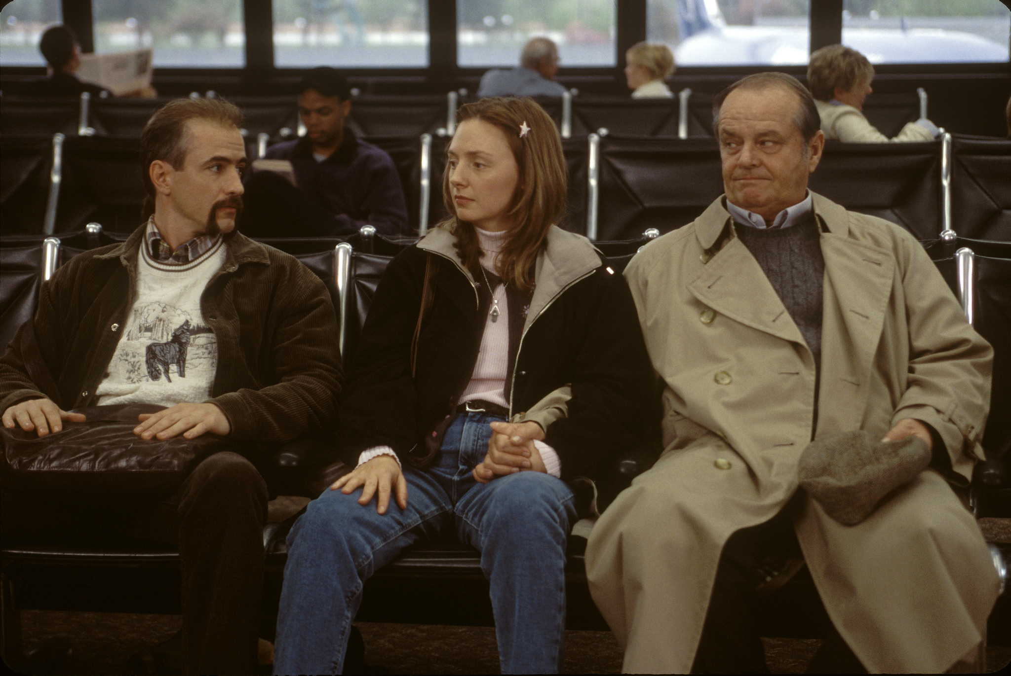 Still of Jack Nicholson, Dermot Mulroney and Hope Davis in About Schmidt (2002)