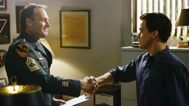 Jf on Grey's Anatomy pictured with T.K. Knight