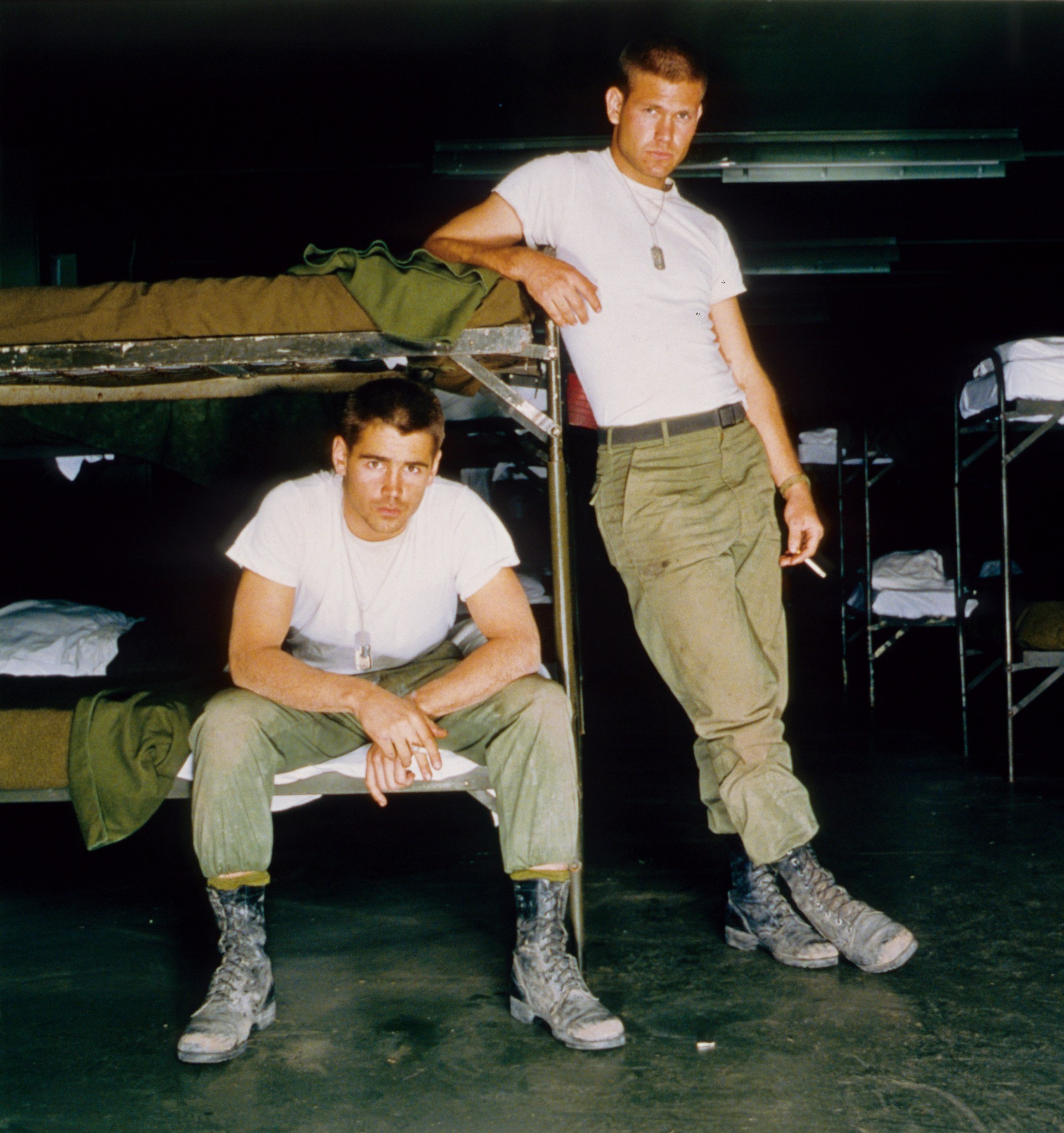 Still of Matthew Davis and Colin Farrell in Tigerland (2000)