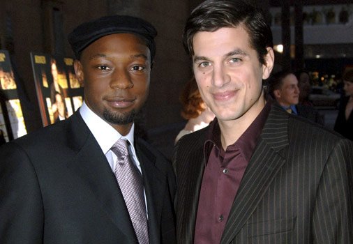 ANDY DAVOLI and NELSAN ELLIS at the WARM SPRINGS Premiere