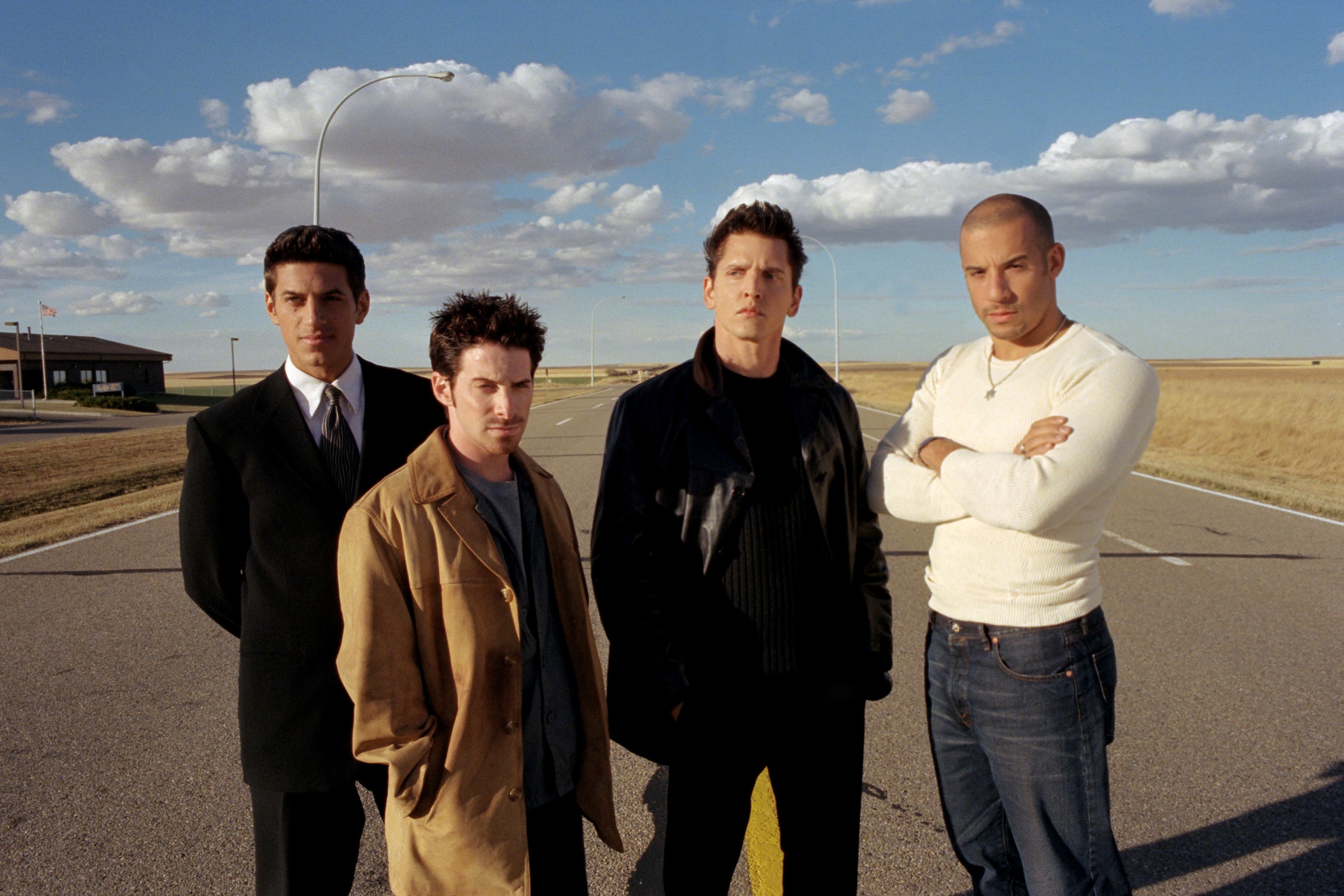 Still of Seth Green, Barry Pepper, Vin Diesel and Andy Davoli in Knockaround Guys (2001)