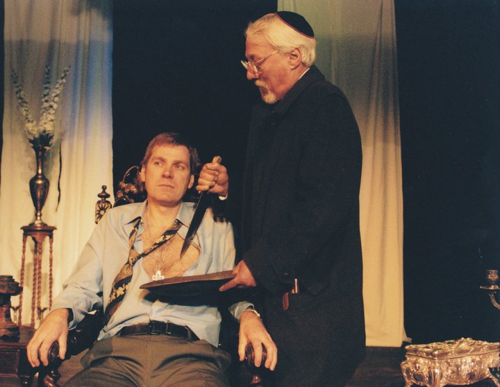 The Merchant Of Venice by the Melbourne Theatre Ensemble in 1996. With Paul Dawber as Antonnio (The Merchant) and Bruce Kerr as Shylock (The Money Lender).