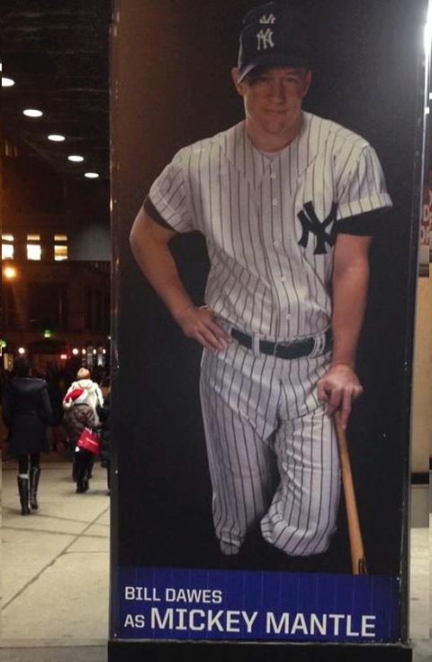 On Broadway as Mickey Mantle