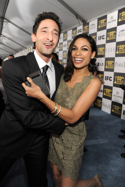 Adrien Brody and Rosario Dawson