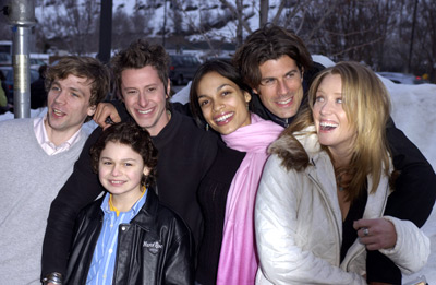 Nathan Crooker, Rosario Dawson, Amy Redford, Brendan Sexton III, Stephen Marshall and Brett DelBuono at event of This Revolution (2005)