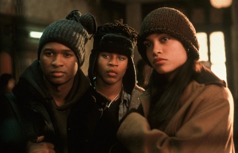 Still of Rosario Dawson, Usher Raymond and Robert Ri'chard in Light It Up (1999)
