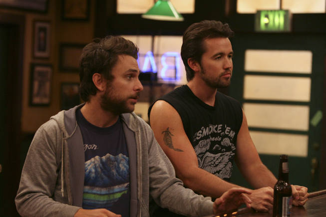 Still of Charlie Day and Rob McElhenney in It's Always Sunny in Philadelphia (2005)