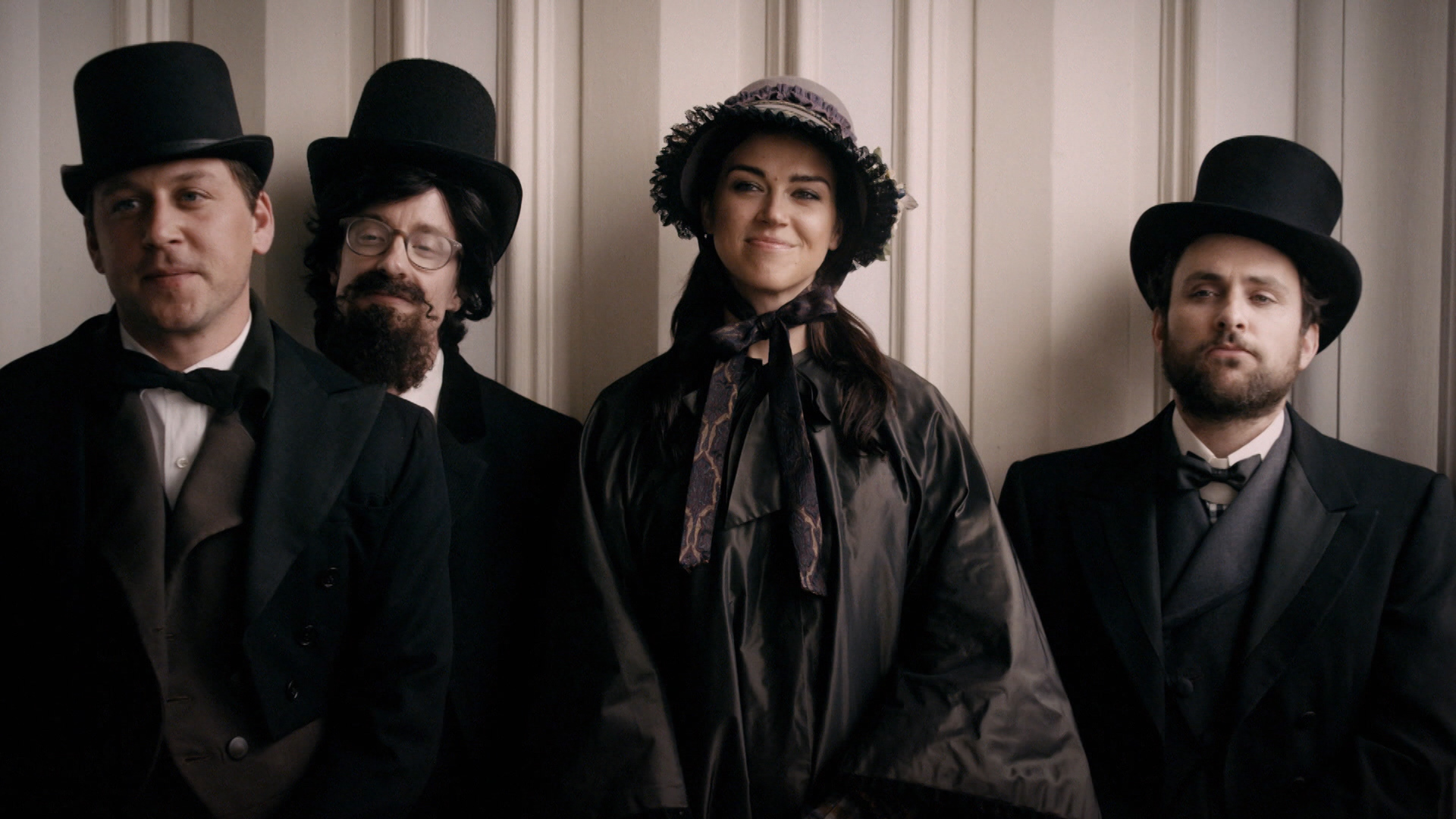 Still of Charlie Day and Adrianne Palicki in Drunk History (2013)