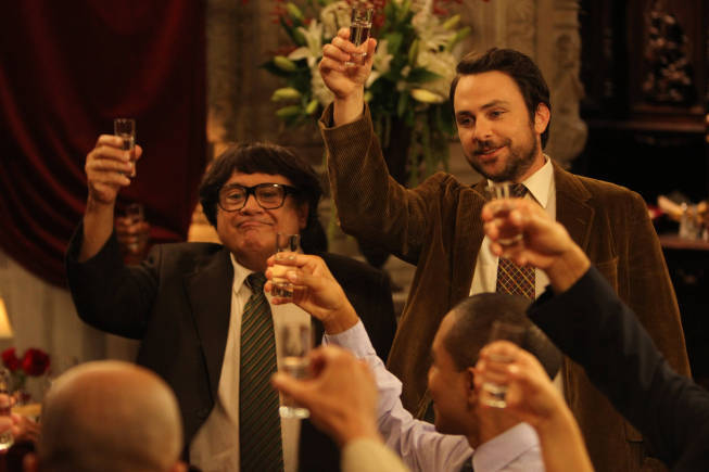 Still of Danny DeVito and Charlie Day in It's Always Sunny in Philadelphia (2005)