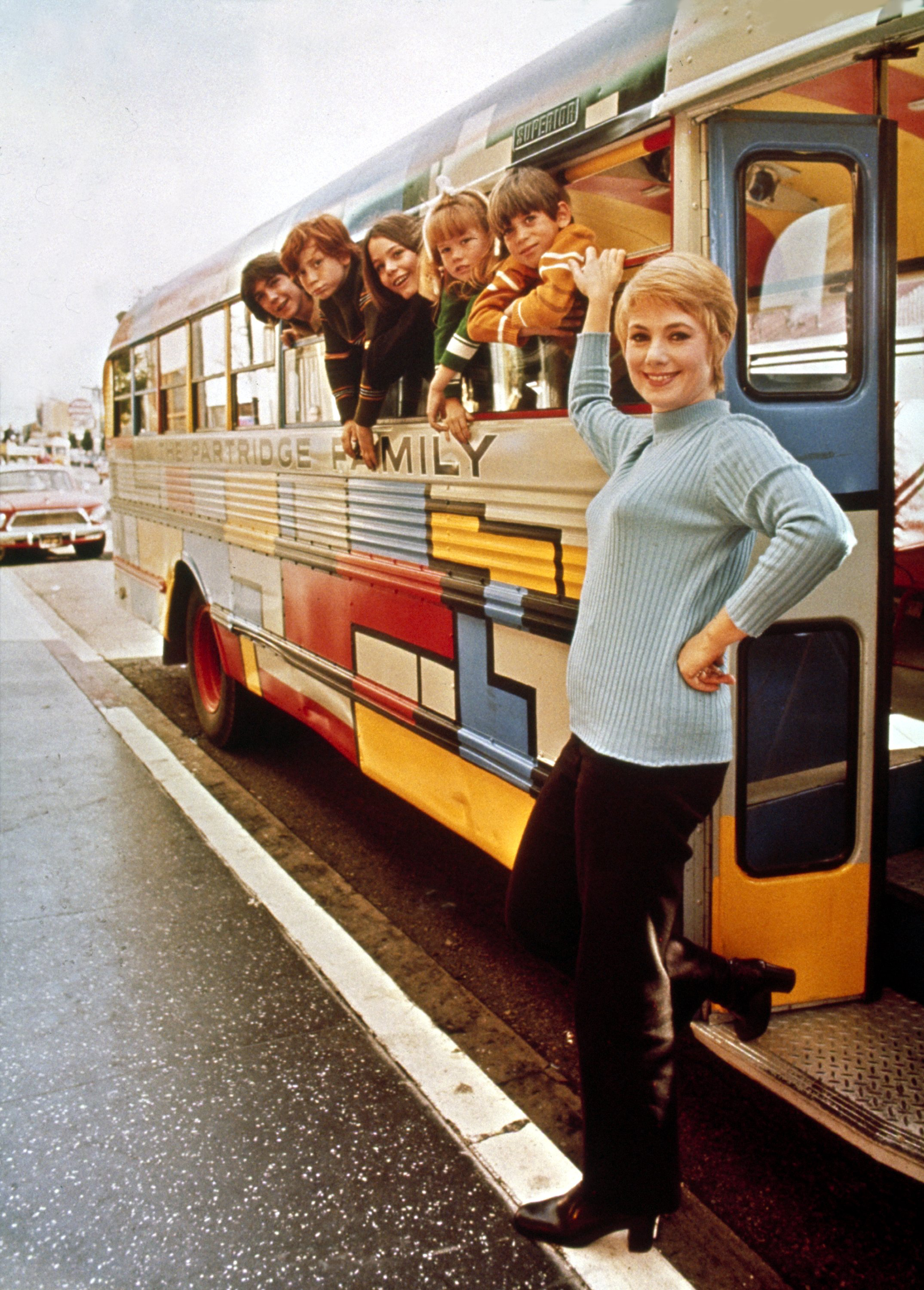 Still of Susan Dey, Danny Bonaduce, David Cassidy, Suzanne Crough, Brian Forster, Jeremy Gelbwaks and Shirley Jones in The Partridge Family (1970)