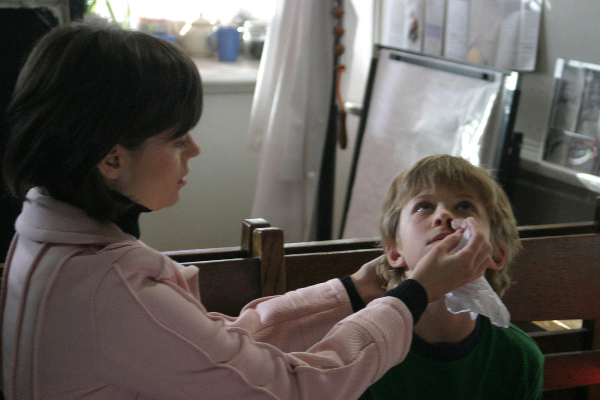 Still of Nicole de Boer and Spencer Achtymichuk in The Dead Zone (2002)