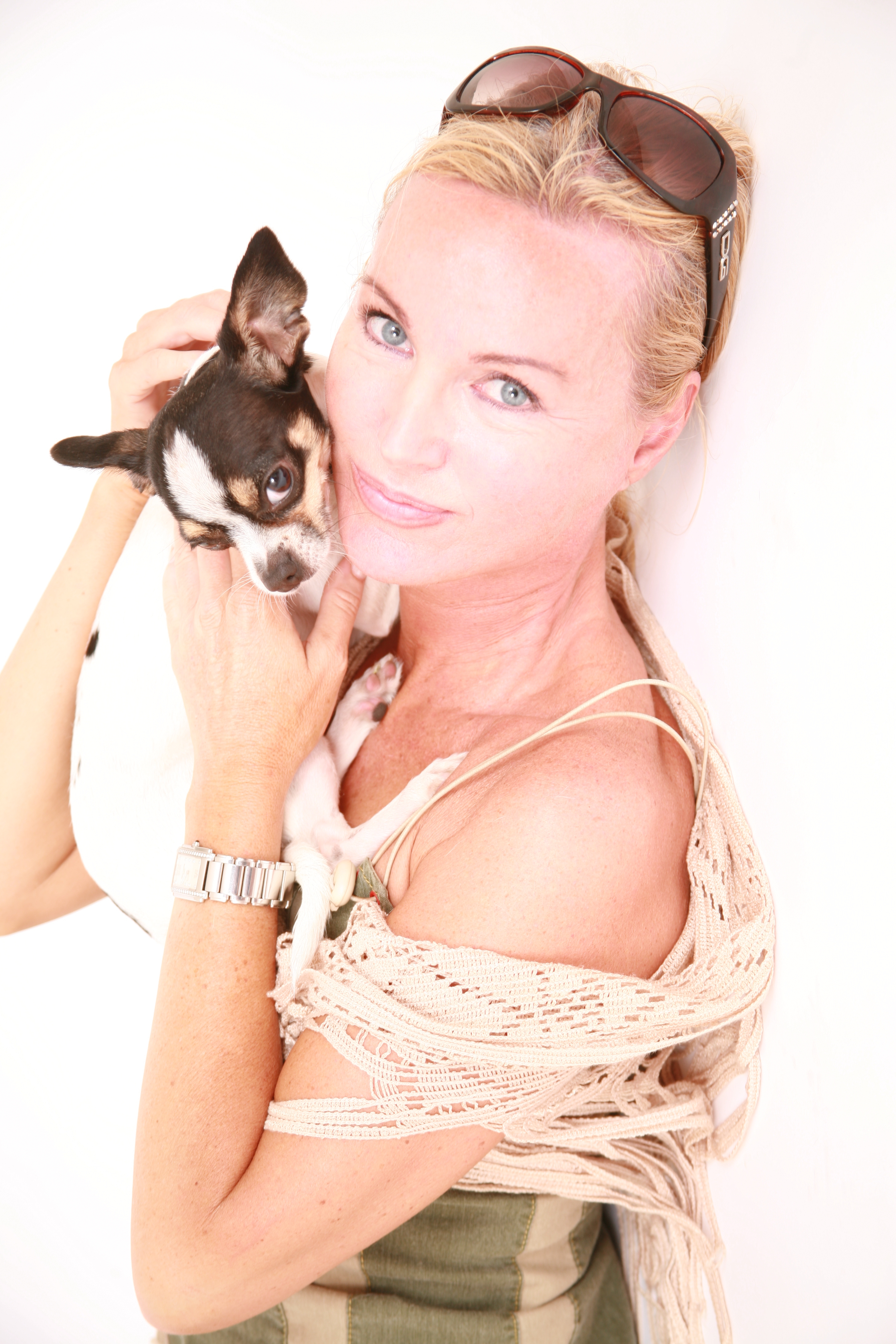 Beatrice de Borg with Mikki for 'The Sun Shines' project