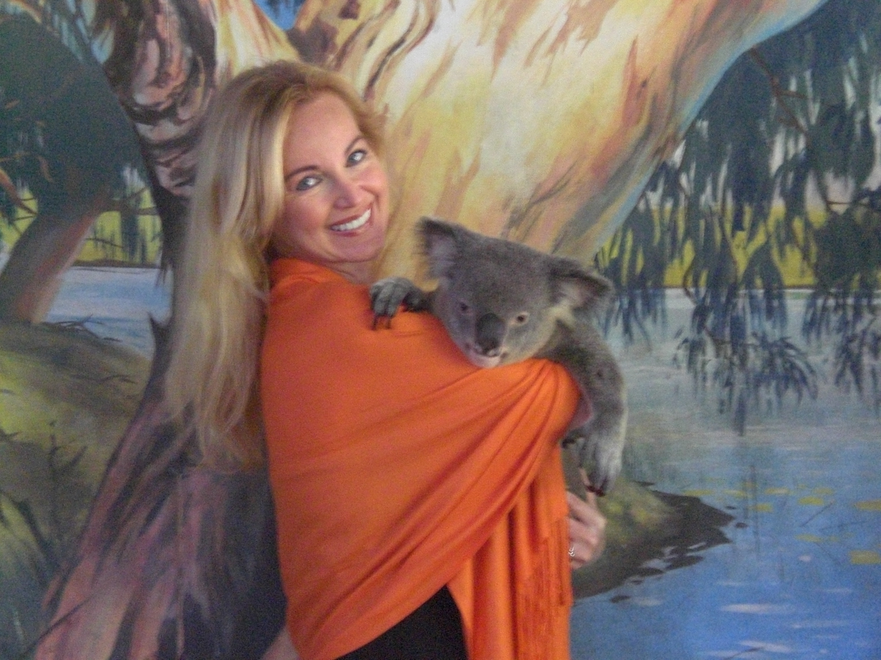 Beatrice de Borg at the Save the Koala fundraiser event in Australia