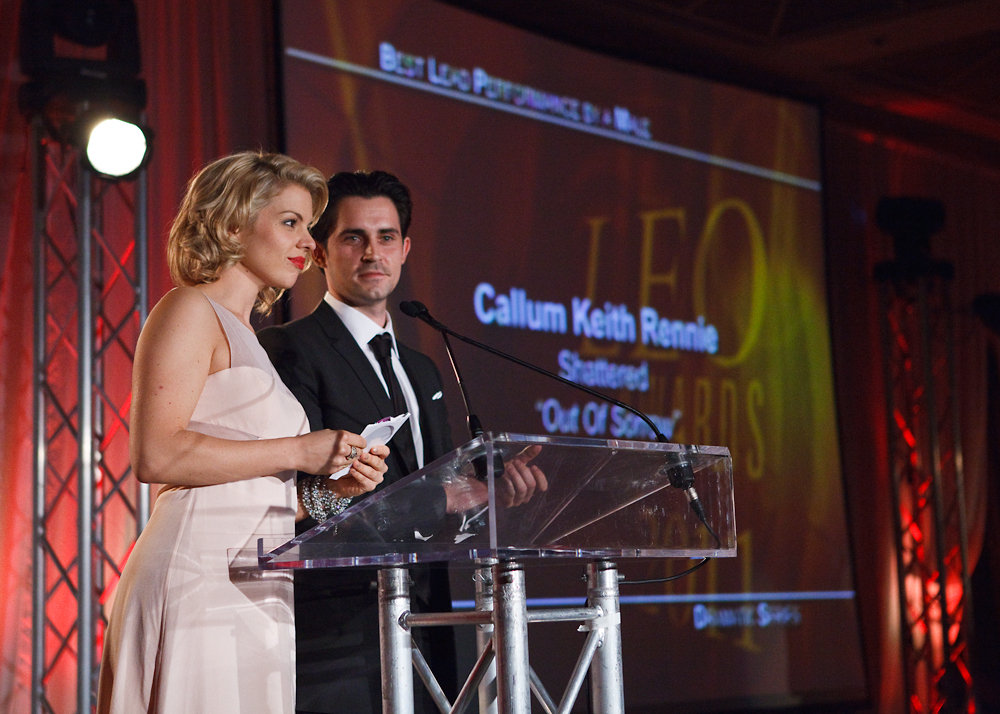 Ali Liebert & Richard de Klerk at the 2011 Leo Awards.