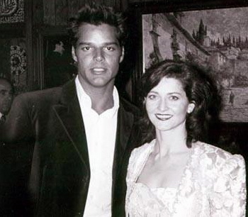 Ricky Martin and Azucena De La Fuente