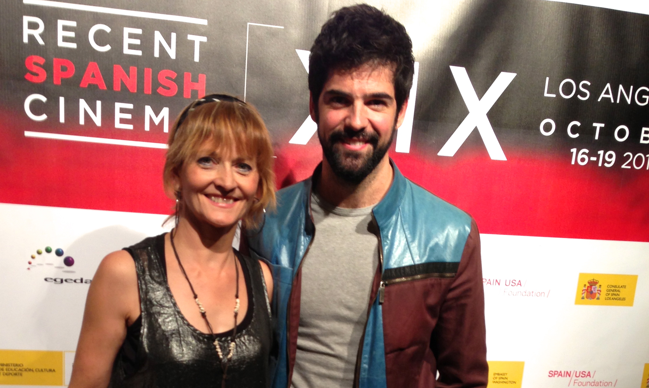 Azucena De La Fuente and Miguel Angel Munoz at event Recent Spanish Cinema at the Egyptian Theater in Hollywood