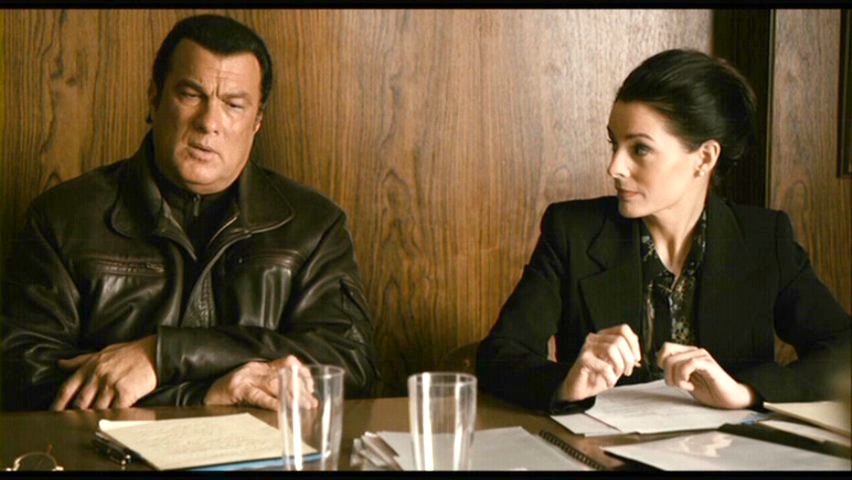 With Steven Seagal on 