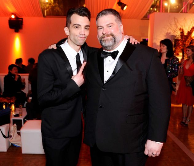 Jay Baruchel and Dean DeBlois at the How To Train Your Dragon 2 world premiere, Cannes Film Festival 2014
