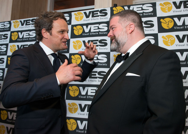 Dean DeBlois and Jason Clarke at the 2015 VES Awards, February 4, 2015