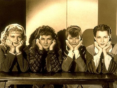 1545-2 Katharine Hepburn, Joan Bennett, Frances Dee, Jean Parker in 