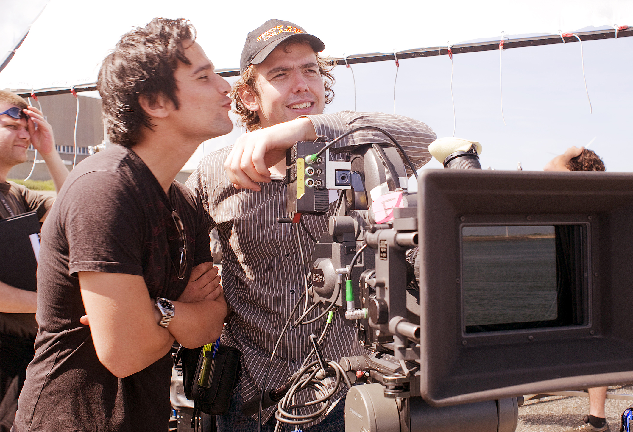 Director Tim Oliehoek and Rolf Dekens N.S.C. (Spion van Oranje, 2009)