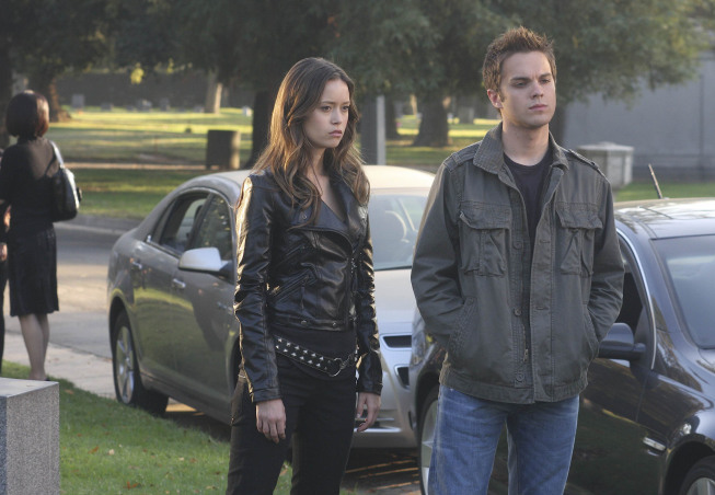 Still of Thomas Dekker and Summer Glau in Terminator: The Sarah Connor Chronicles (2008)