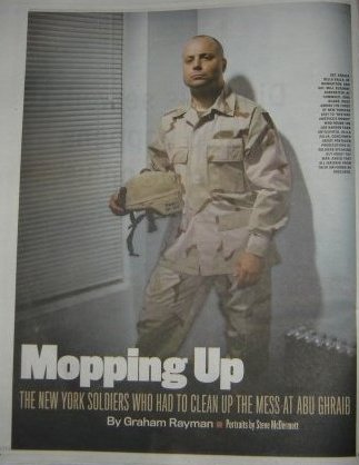 Jerry Della Salla on the cover of the Village Voice article, MOPPING UP: By Graham Rayman- June, 2007