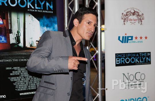 William DeMeo at the premiere of his film Once Upon a Time in Brooklyn.