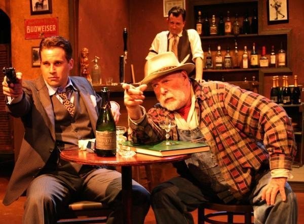 Robb Derringer, Lee DeBroux, Christopher Shaw as Joe, Kit Carson and Nick in The Time Of Your Life @ Pacific Resident Theatre