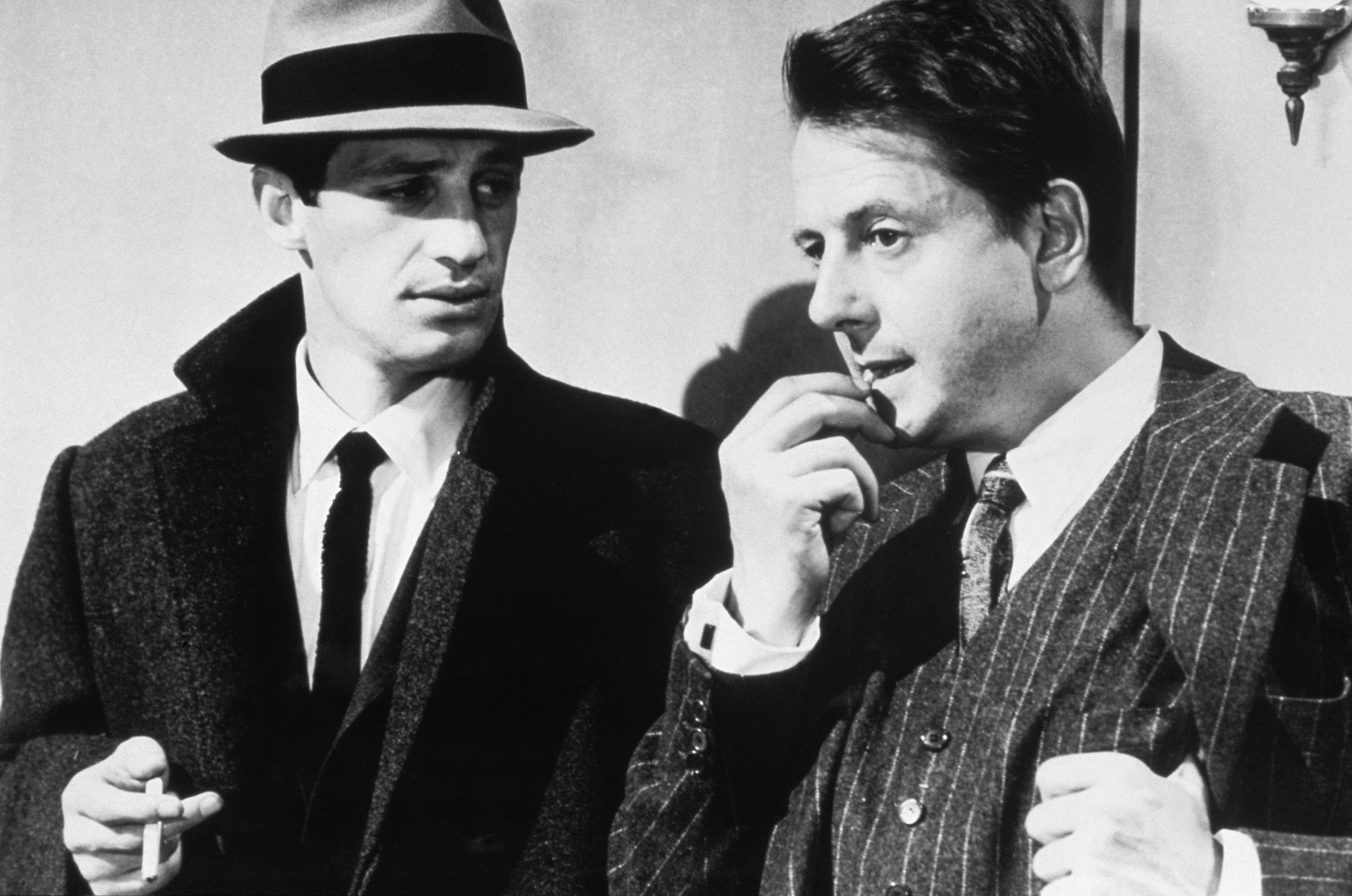 Still of Jean-Paul Belmondo and Jean Desailly in Le doulos (1962)