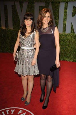 Emily Deschanel and Zooey Deschanel