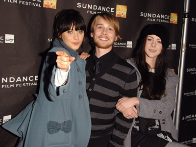 Zooey Deschanel, Jena Malone and Lou Taylor Pucci at event of The Go-Getter (2007)