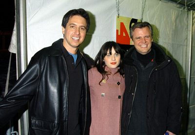 Ray Romano, Michael Clancy and Zooey Deschanel at event of Eulogy (2004)