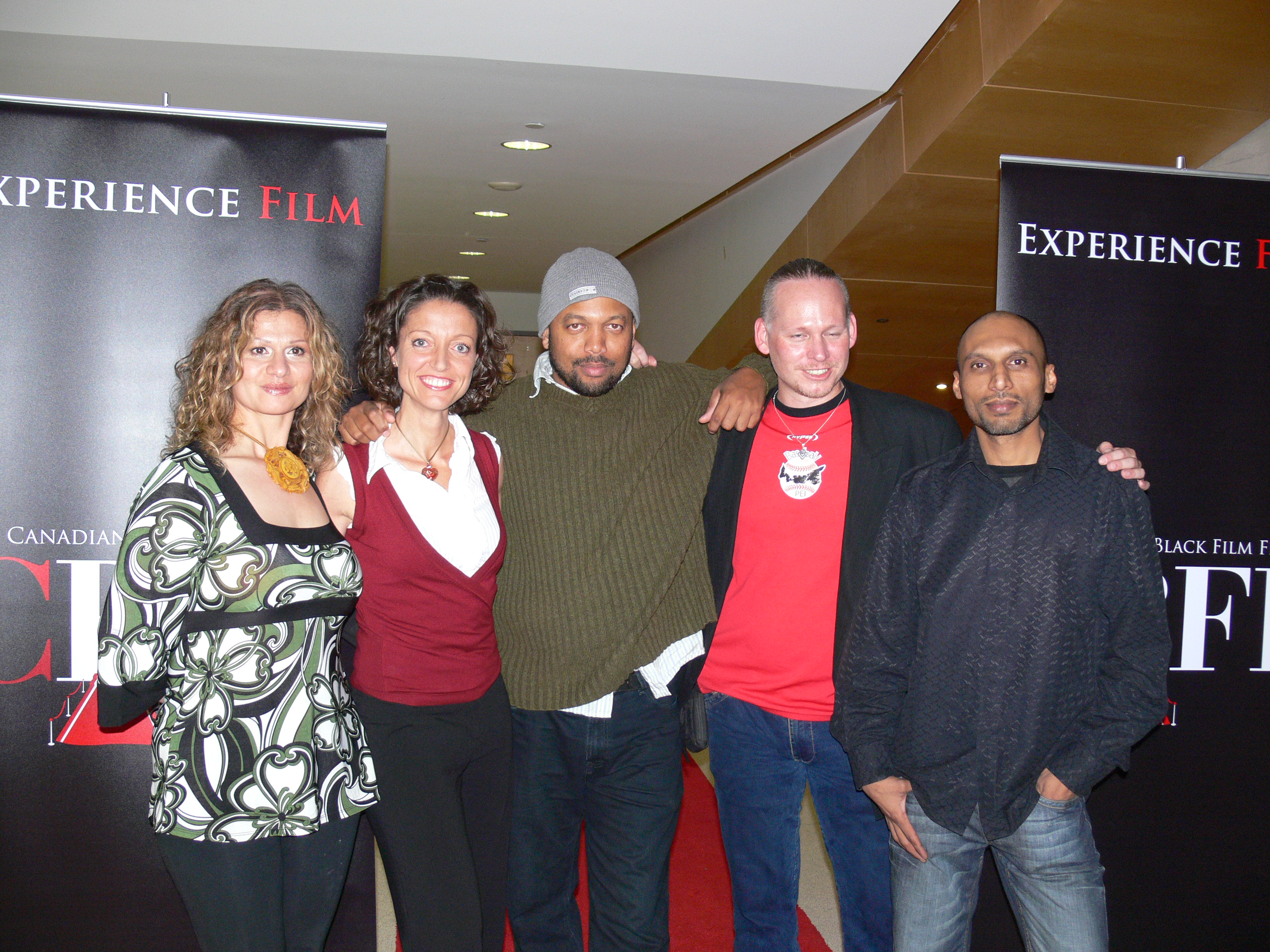 some cast and crew from my films. Two of my films opened and closed the Canadian Black Film Festival CBFF which screened at Ryerson University and the Ontario Art Gallery.