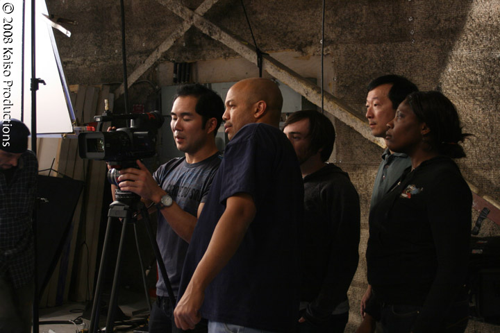 directing our crew on our set