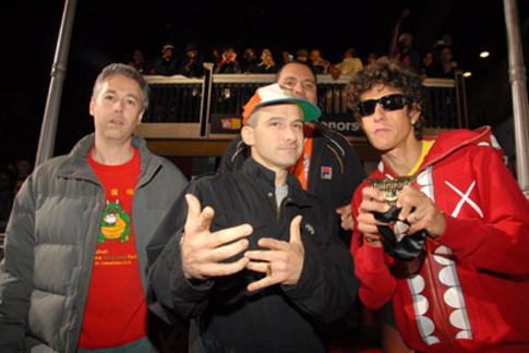 Mike D, Adam Horovitz, Adam Yauch and Mix Master Mike