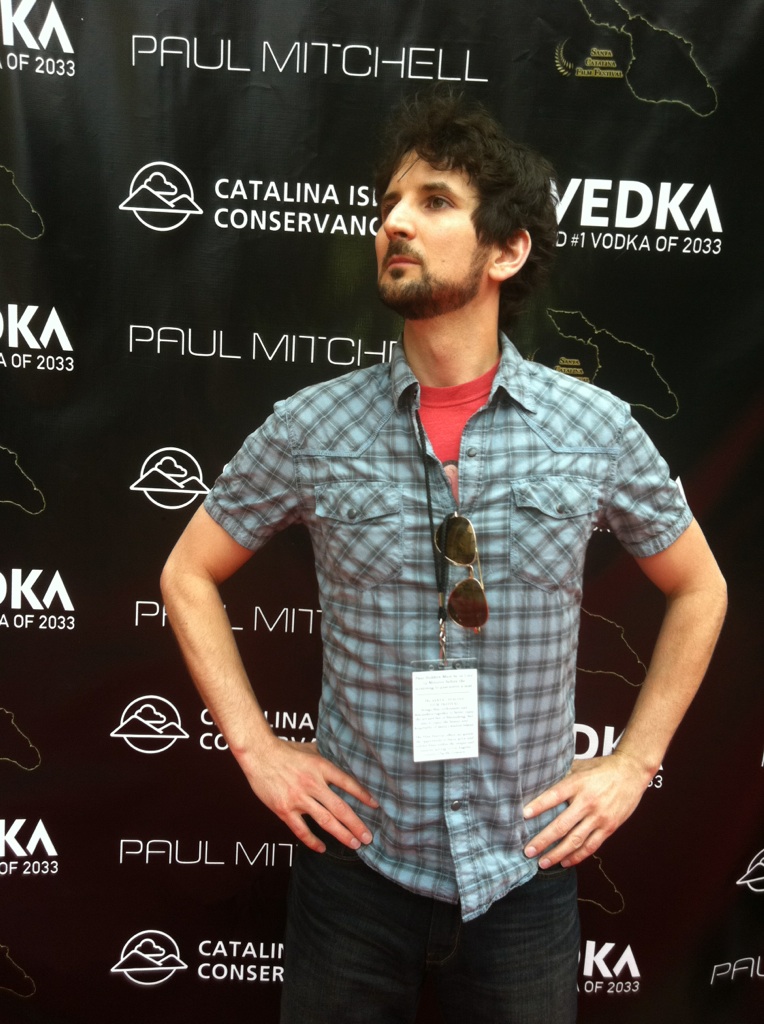 Gabriel Diani at the Santa Catalina Film Festival.