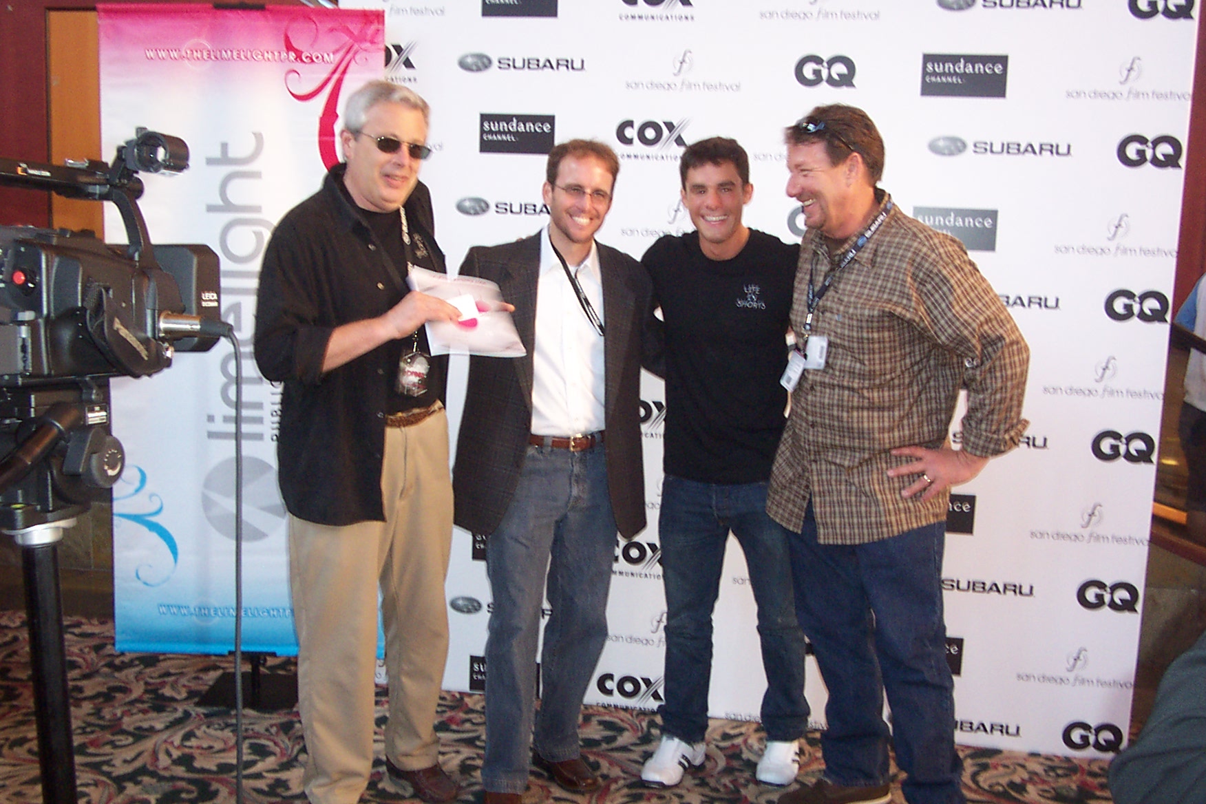 San Diego Film Festival with Writer Ken Callaway (Far Right)